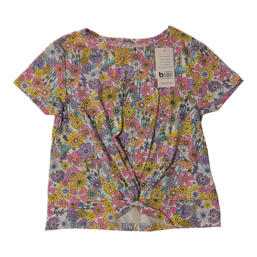 BBC-2 Epic Threads Little Girls Field Flowers Printed T-Shirt Small - Multicolor